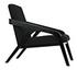 Lamar Sungkai/Mindi Chair in Charcoal Black with Black Cotton Upholstery by Noir Furniture