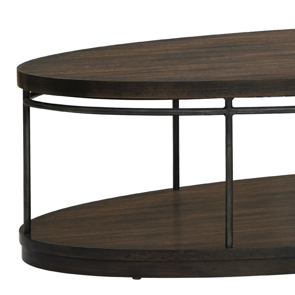 Dark Wood Industrial Cocktail Table by Pulaski Furniture