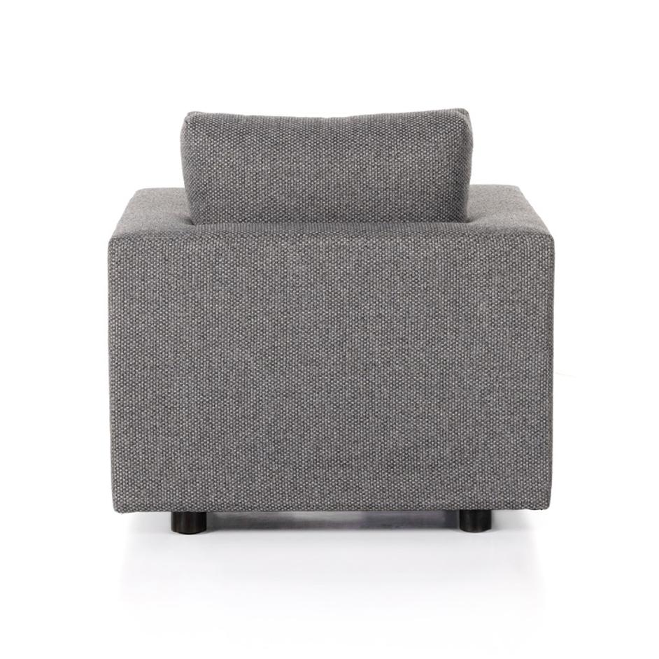 Preston Chair In Gibson Smoke by FOUR HANDS