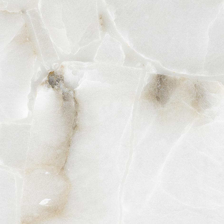 Ghost Horizon Alabaster Table Lamp, Silver by Jamie Young