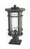 Jordan 1 Light Outdoor Pier Mounted Fixture in Oil Rubbed Bronze Finish by Z-Lite