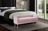 Tim Bench In Pink Velvet by Meridian Furniture