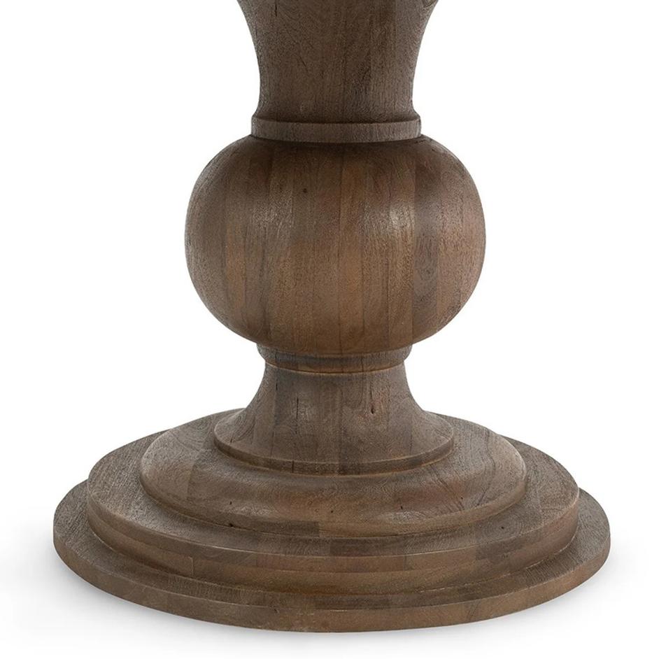 Hera Solid Wood Dining Table - Pecan Brown - 60" by Classic Home