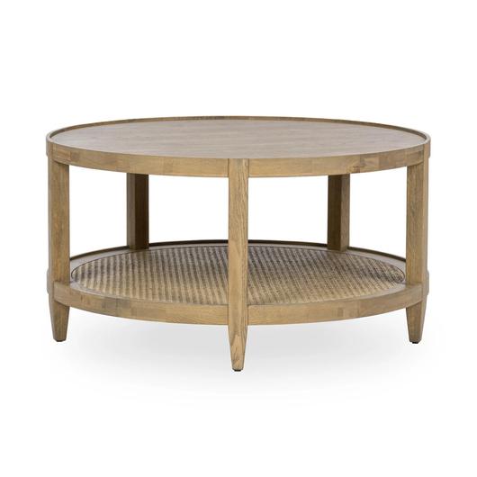Devin Solid Wood Round Coffee Table by Classic Home