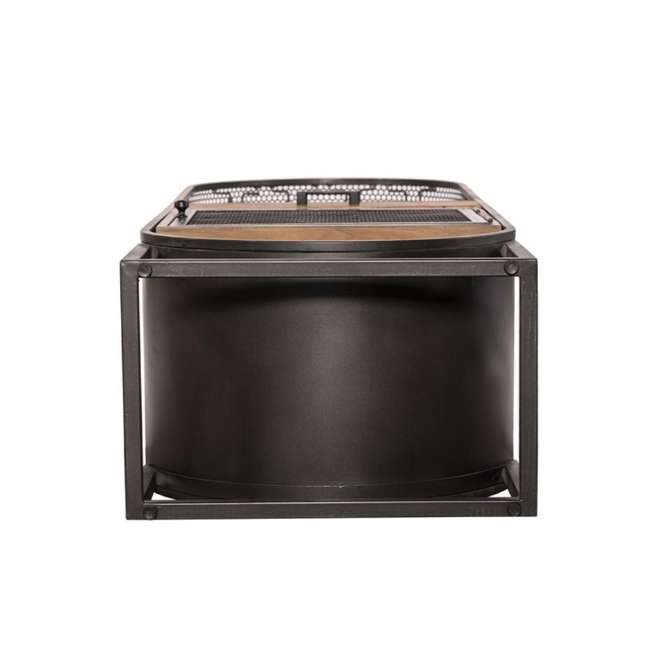 Roswell 23" Width Iron and Mango Wood Bar Counter by Home Trends & Design