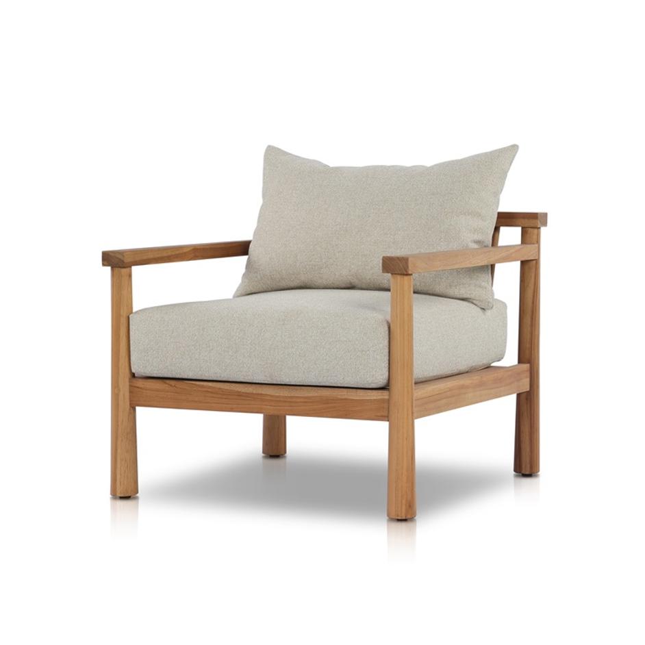 Irvine Outdoor Chair in Natural Teak by FOUR HANDS