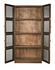 Collins Hutch in Dark Walnut with Glass Accents by Noir Furniture