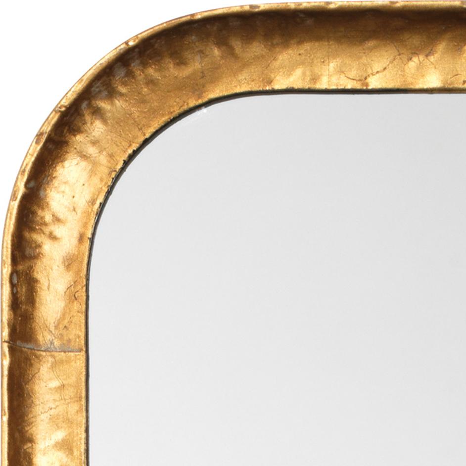 Capital Iron Rectangle Wall Mirror, Gold Leaf by Jamie Young
