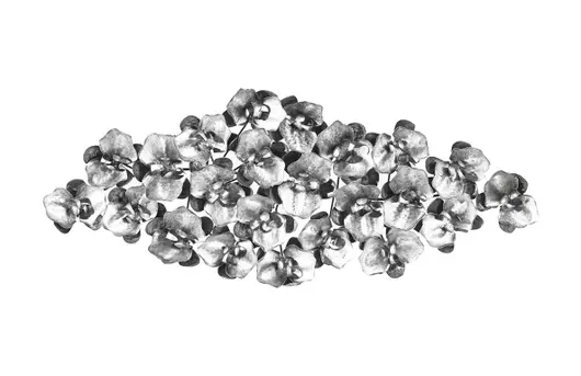 Orchid Collage Wall Art, Silver/Black by PHILLIPS COLLECTION