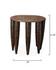 Naga Mango Wood Side Table, Brown by Jamie Young