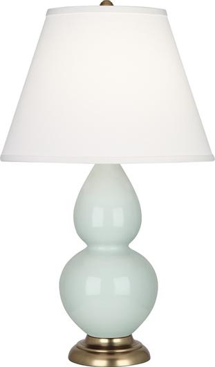 Celadon Small Double Gourd Accent Lamp by Robert Abbey