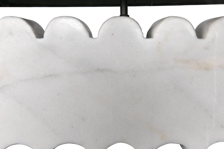 Darth Lamp with Silk Shade by Noir Furniture