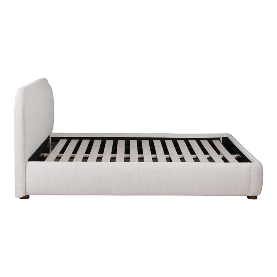 COLIN QUEEN BED OATMEAL by Moes Home