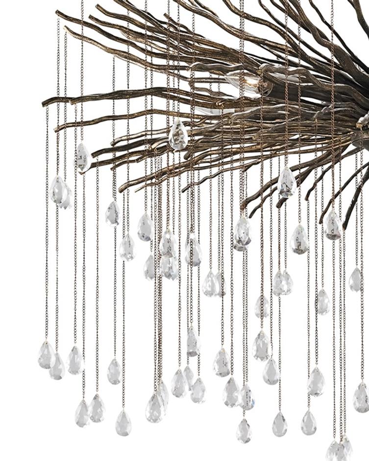 Fen Large Chandelier by Currey & Company