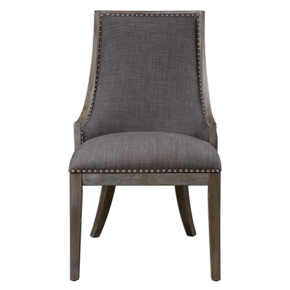 Aidrian Charcoal Gray Accent Chair by Uttermost