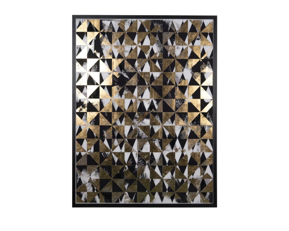 OVERPRINT (SET OF 2) - 38" X 48" - BLACK FRAME by Sunpan