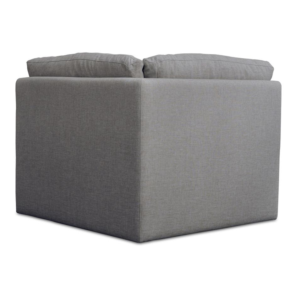 Miles Outdoor Corner Speckled Light Grey by Moes Home