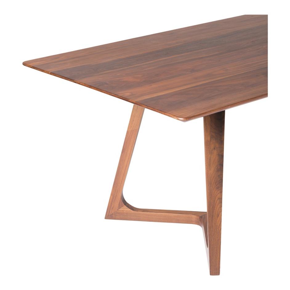 GODENZA DINING TABLE RECTANGULAR WALNUT by Moes Home