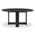 Glenn Round Dining Table Dark Brown by Moes Home