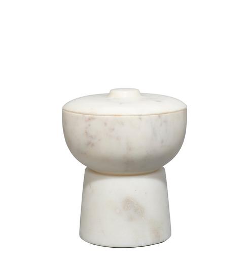  Bennett Marble Small Storage Bowl w/ Lid by Jamie Young