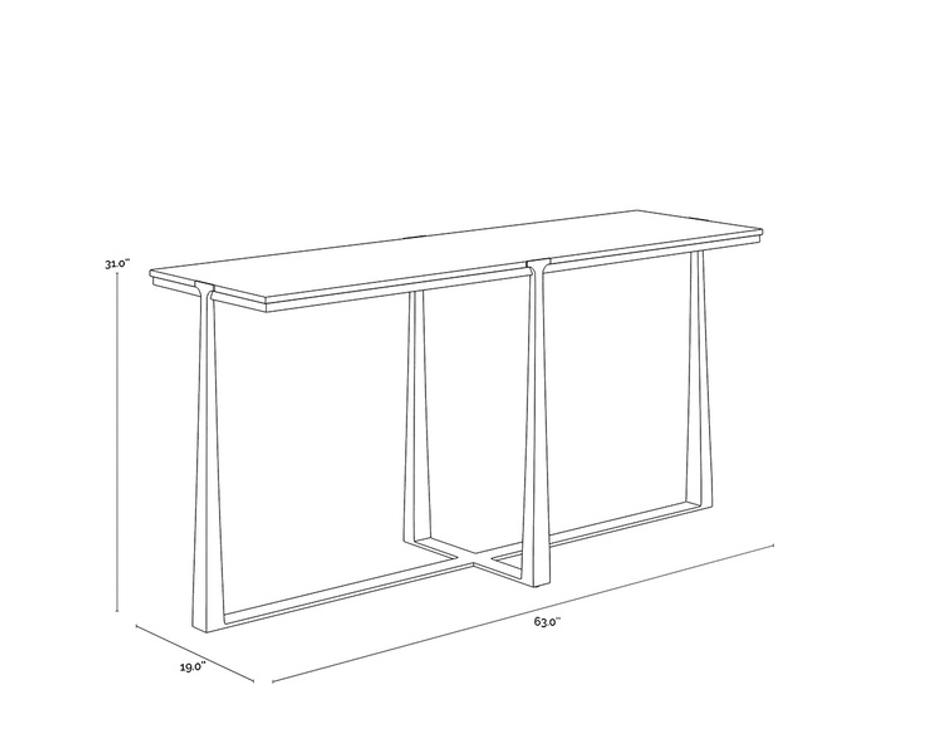 COWELL CONSOLE TABLE by Sunpan