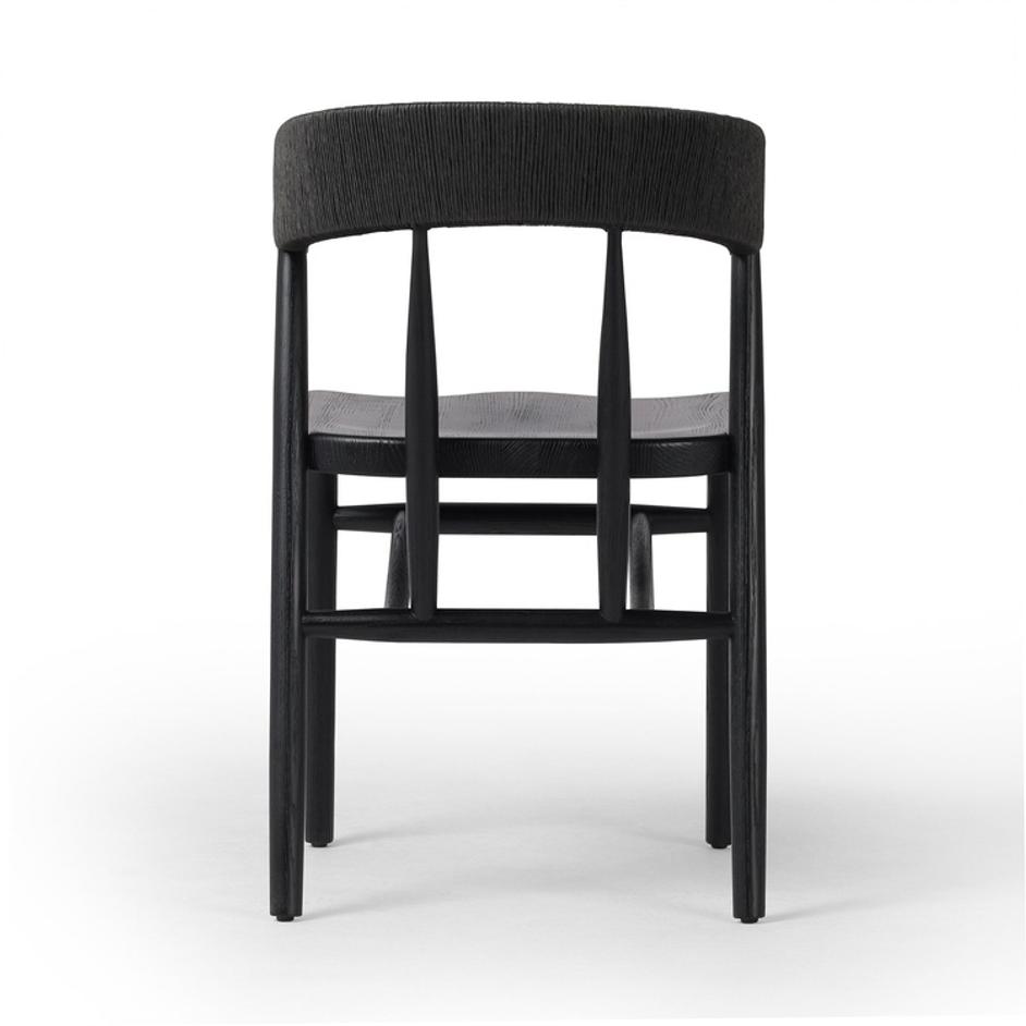 Buxton Dining Chair - Black Rush by Four Hands