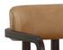 MADRONE DINING ARMCHAIR - BROWN - LUDLOW SESAME LEATHER by Sunpan