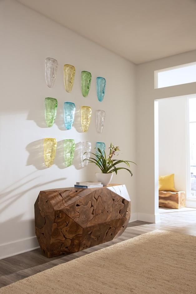 Prism Console Table, Natural by Phillips Collection