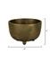  Relic Metal Small Footed Decorative Bowl by Jamie Young