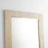 Estriada Flr Mirror|White by Cyan Design