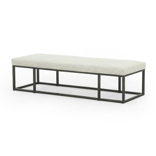 Beaumont Bench-Plushtone Linen by FOUR HANDS