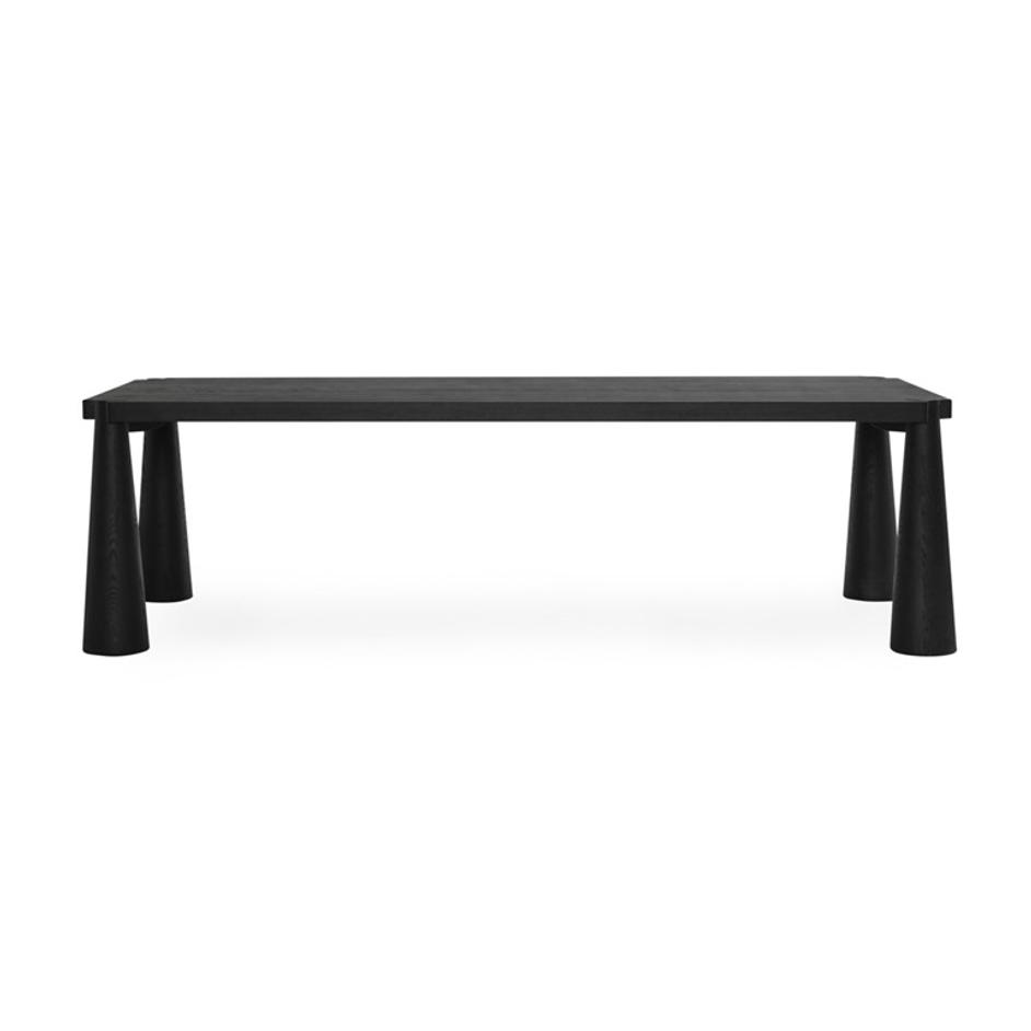 Atrop Oak Wood 102" Dining Table by Classic Home