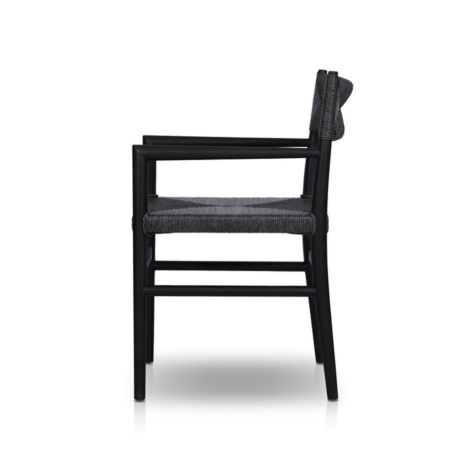 Lomas Outdoor Dining Armchair - Vintage Coal by Four Hands