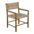 Franco Arm Chair, Teak with Synthetic Woven by Noir Furniture