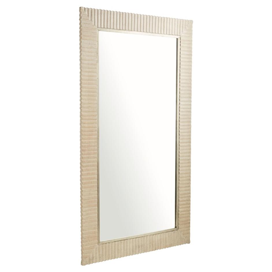 Estriada Flr Mirror|White by Cyan Design