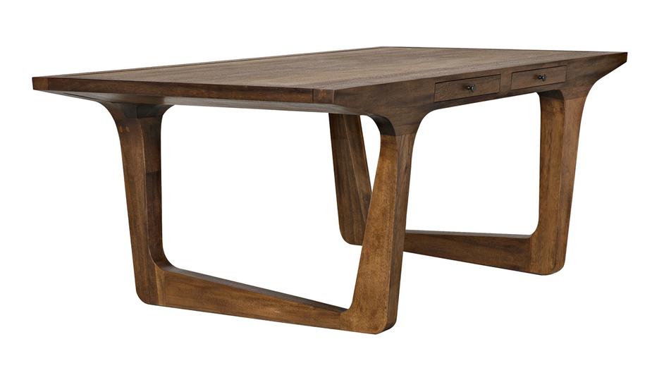 Regal Table/Desk, Dark Walnut by Noir Furniture