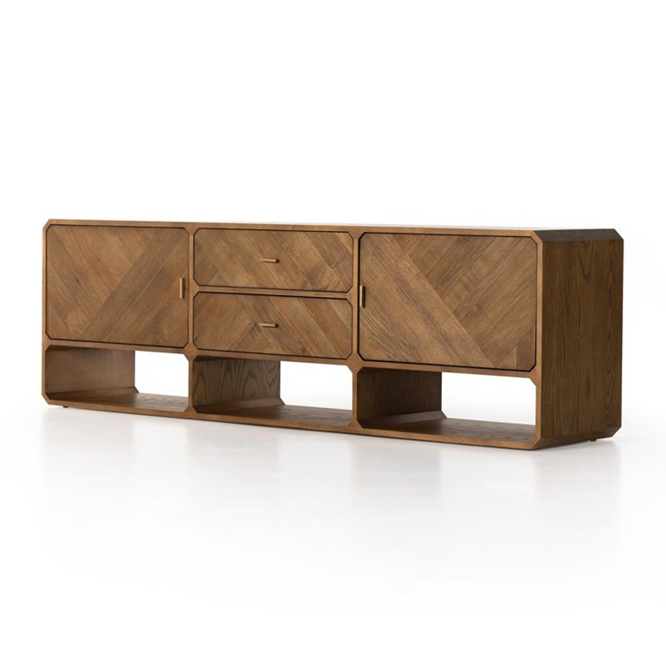 Caspian Media Console - Natural Ash by Four Hands