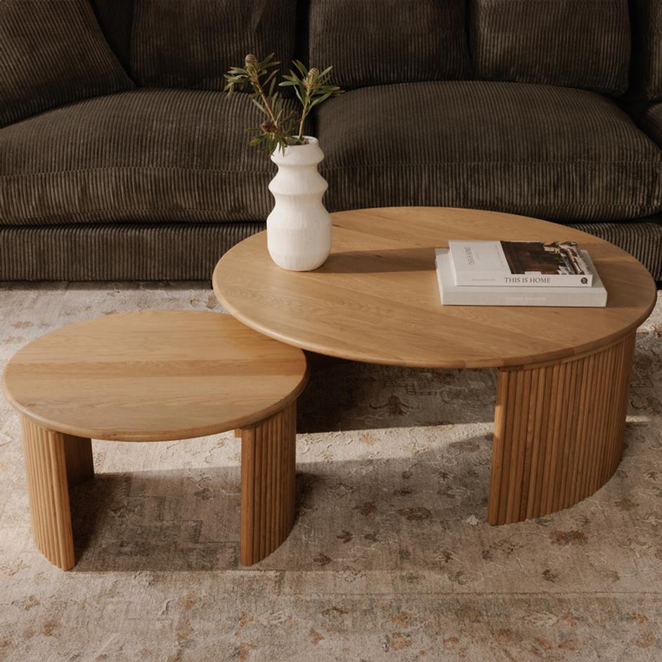 Penny Large Coffee Table Natural by Moes Home