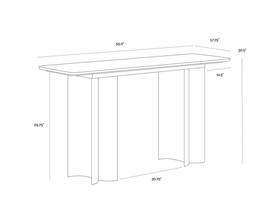 ASTARA CONSOLE TABLE by Sunpan