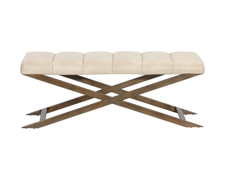 Kammi Bench - Bravo Cream by Sunpan