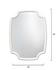Selene Wall Mirror, White by Jamie Young