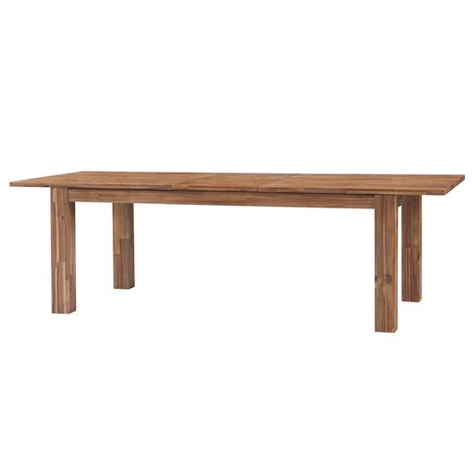 Bedford Butterfly Dining Table w/ 20" Ext. In Brushed Brown  by New Pacific Direct