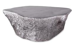 Bark Coffee Table, Silver Leaf by PHILLIPS COLLECTION