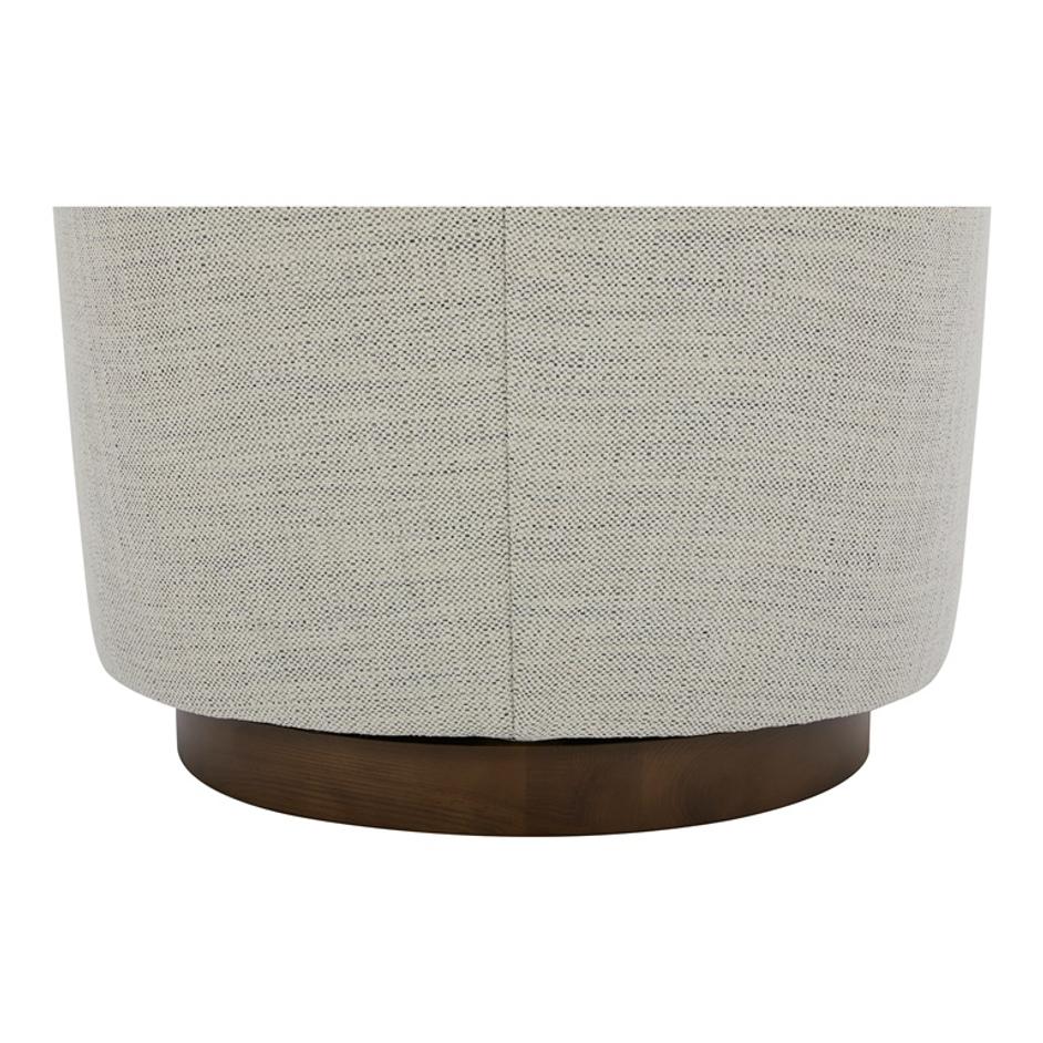 OSCY SWIVEL CHAIR SPLASHED WHITE by Moes Home