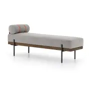 Giorgio Accent Bench In Zion Ash by FOUR HANDS