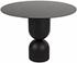 Wanda Dining Table, Black Steel by Noir Furniture