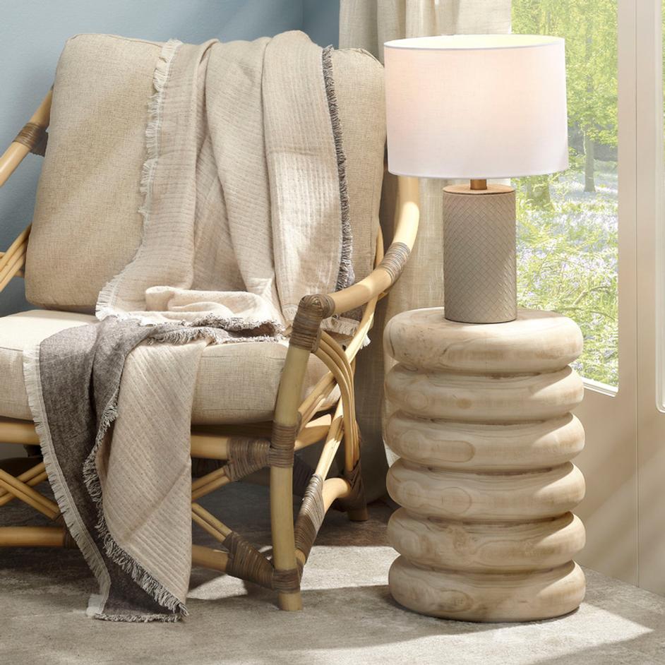 Mojave Wood Side Table by Jamie Young