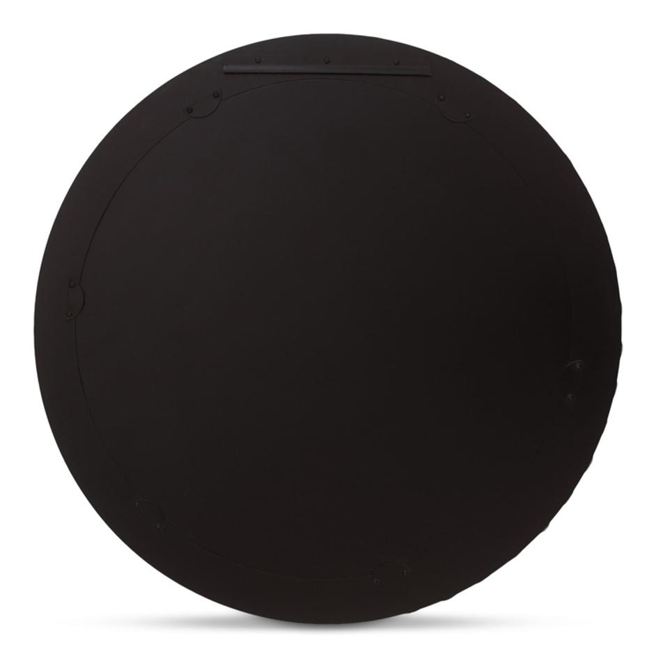 Isolde Mirror Black and Beige Marble by Moes Home