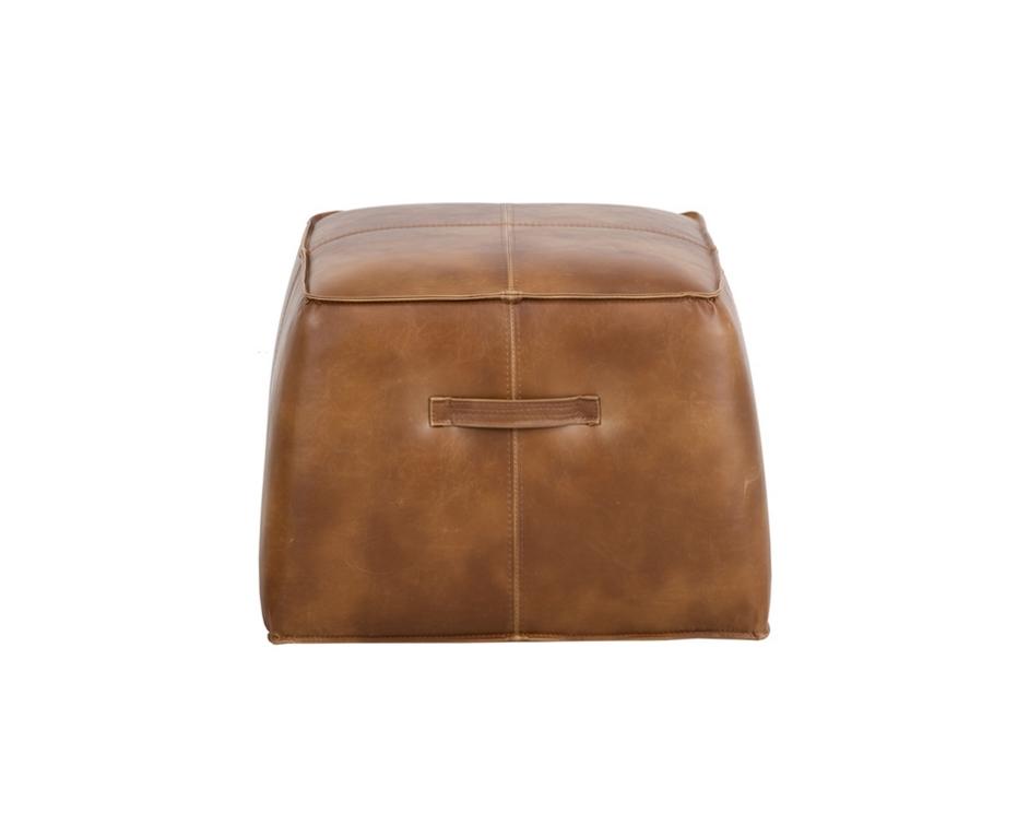 Aspen Ottoman - Tobacco Tan by Sunpan
