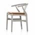 Muestra Dining Chair W Cushion In Wth Grey by Four Hands